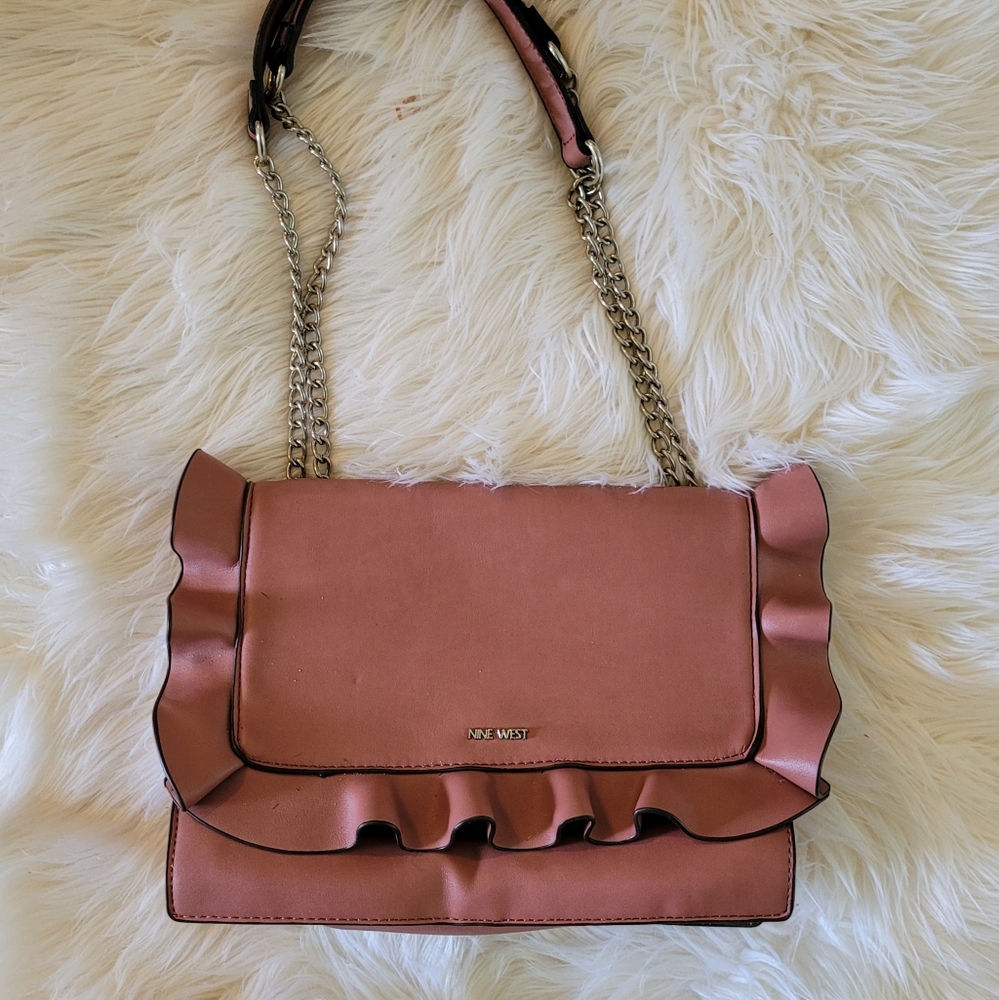 Pink nine west bag